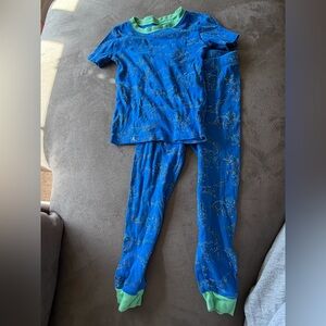 Members Mark Blue Dinosaur Kids Pajama Set 4T